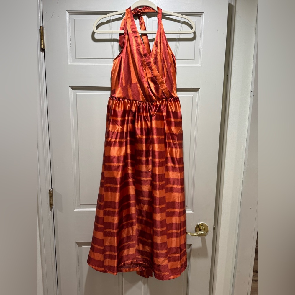 Black History Month House of Aama for Target satin halter dress NWT size medium